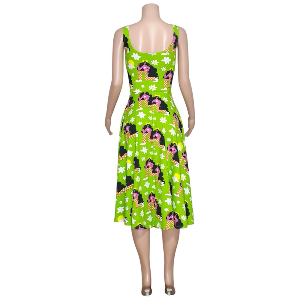 NOOWORKS Vacation Dress, Checkered Ladies, Small - Picture 8 of 10